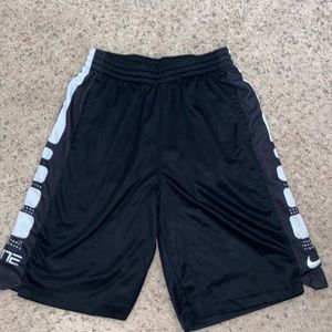 Black basketball shorts